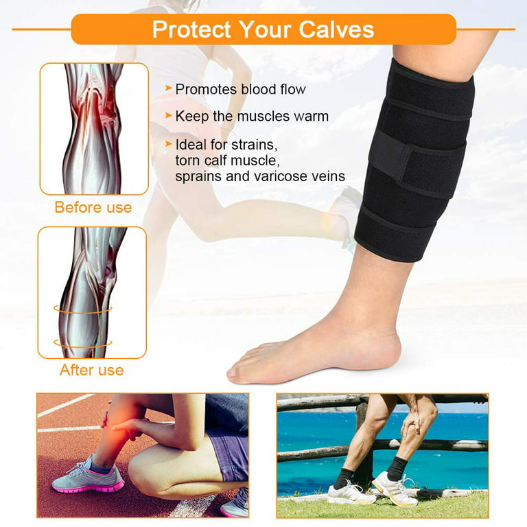 Calf Compression Brace, Adjustable Shin Splint Sleeve Support Calf Wrap,  Calf Compression Brace Support Lower Leg Wrap Muscle for Injury Recovery &  Prevention, Men & Women : : Health & Personal Care