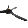 thumbnail image 4 of Envy 60 in. Flat Black/Satin Brass Finish Indoor Ceiling Fan, Integrated LED Light & Remote Included, 4 of 4