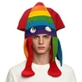 thumbnail image 3 of lcziwo Woman Plush Squid Halloween Hat Solid Color Masquerade Cosplay Party Funny Caps, 3 of 7