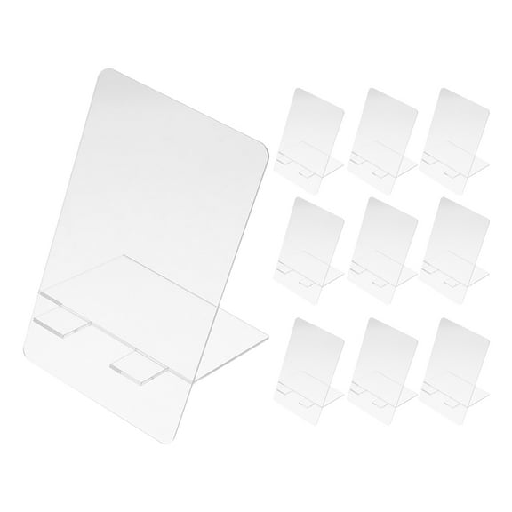 10pcs Desktop Acrylic Memo Board Message Board Multi-functional Memo Board for Home