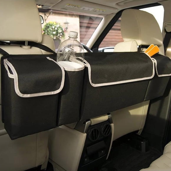 SMihono Closet Organizers et Rangement pour Vêtements Organisateurs de Coffre Arrière de Voiture de Luxe, Sacs de Rangement pour Coffre de Voiture avec Couvercles pour Coffres et Sacs