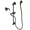 thumbnail image 4 of Kingston Brass KAK3520W0 Made to Match Hand Shower Combo with Slide Bar, Matte Black, 4 of 8