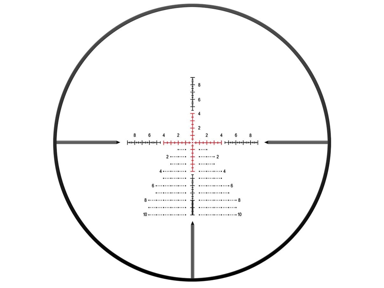 Atibal Stealth HD 5-30x56mm Rifle Scope, 34mm, FFP, Black, Mil Rad,14