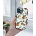thumbnail image 5 of WIRESTER Shockproof Soft Rubber Cover Case for Apple iPhone 12 Pro Max 6.7" 2020, English Bulldog Funny Playful Postures On Aero Blue Background, 5 of 5