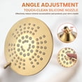thumbnail image 5 of Wowow Single Handle 5-Spray Shower Faucet 1.8 GPM with Pressure Balance in Gold, 5 of 8
