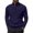 Navy, variant on Men's Half Zipper Pullover Long Sleeve Knitted Sweater in Solid Color, Versatile and Warm for Everyday Use,Black L