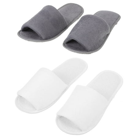 

2 Pairs Travel Folding Slippers Non-slip Slippers For Home Hotel Use (Assorted Color)