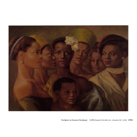Color Art Print - Beauty of Color Art Print By Tim Ashkar - 27.5x25