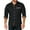Black, variant on Men's Retro Checkered Long Sleeve Shirt, Breathable Cotton Button Down, Classic Gingham Pattern for Daily Commute & Weekend Outings Dark Gray M