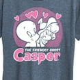 thumbnail image 3 of Casper the Friendly Ghost - Casper And Wendy Love - Women's Short Sleeve Graphic T-Shirt, 3 of 5