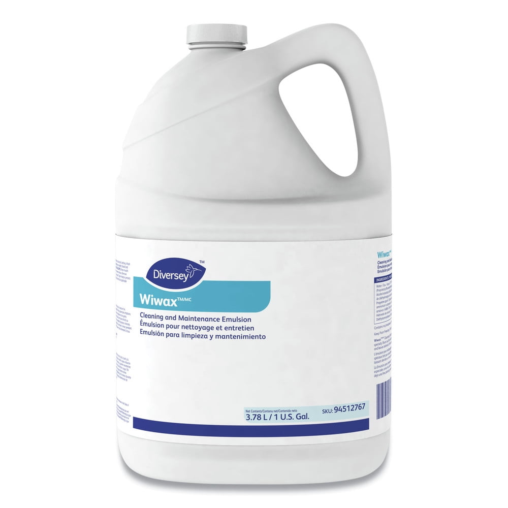Diversey Care 94512767 4Piece/Carton Wiwax 1 Gallon Bottle Cleaning