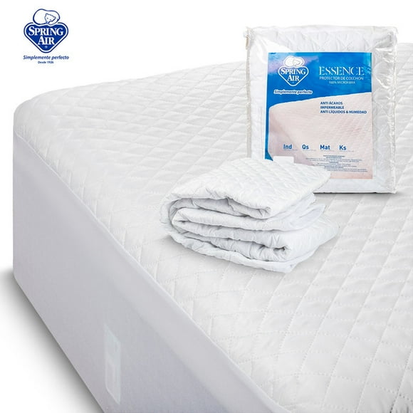 PROTECTOR DE COLCHÓN ESSENCE IMPERMEABLE KING SIZE Spring air Spring air Essence