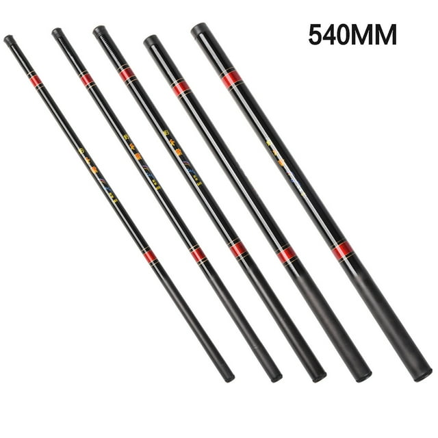 Fiberglass Fishing Stream Rods with Rotating Rod Tip Design for River Pond Fishing Using