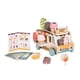 thumbnail image 3 of Juguetes de carrito de helados Vehículo de helados de madera Juego interactivo de simulación Camión de comida Juego de rol para niñas Niños en edad, 3 of 9