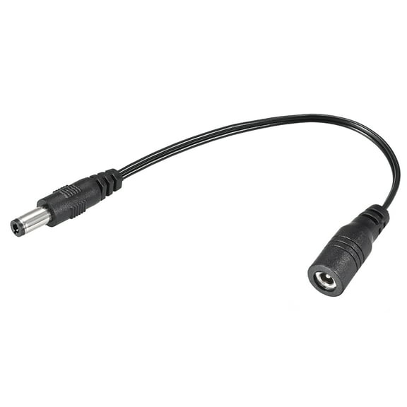 Uxcell Tip Adapter Connectors Converter,4x1.7mm to 5.5x2.5mm 17cm DC Power Connect 5 Pack