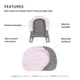 thumbnail image 2 of Cojín Stokke Nomi gris y rosa reversible para más de 6 meses, 2 of 6