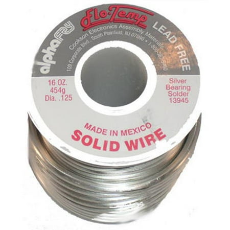 - 16 oz., .125-diameter Lead-free Plumbing Solder, Alpha Assembly, AM13945