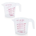 thumbnail image 1 of Juego de vasos medidores DTDNZKN 250 ml (1 taza) y 500 ml (2 tazas) x2, 1 of 7