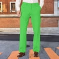 thumbnail image 2 of Zshosam Pants for Men Men's Classic-Fit -Resistant Flat-Front Chino Pant(Light Green,XL), 2 of 4