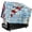 Blue-Daisy American Flag Old Wooden, variant on HELLHERO American Flag Print Toaster Cover 2 Slice, Eagle Rose Universal Size Oven Dust Cover for Small Appliances, Waterproof Toaster Protector