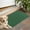 Green and Black, variant on Brown and White Checkerboard Pattern Door Rugs,Washable Non Slip Door Mats Indoor,Decorative Door Mats,Entry Mat Indoor for Entrance,Bedroom,Kitchen,Bathroom,16"x24"