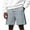 Gray, variant on Mens Side Zip Quick Dry Shorts Drawstring Elastic Waist Breathable Lightweight Flex Trousers Outdoor Summer Beach Casual Bottoms