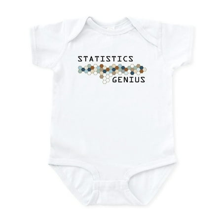 

CafePress - Statistics Genius Infant Bodysuit - Baby Light Bodysuit Size Newborn - 24 Months