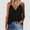 Black, variant on Blmnix Spaghetti Strap Tank Top Women Plus Size Loose Tank Top V Neck White Sleeveless Camisole Tops Women