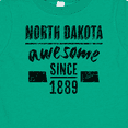 thumbnail image 4 of Inktastic North Dakota Awesome Since 1889 Boys or Girls Baby T-Shirt, 4 of 5
