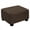 Soft-Brown, variant on CAROLMADE Small Footstool with Legs Foot Stool Ottoman Under Desk Footrest for Living Room Bedroom and Office, PU Brown