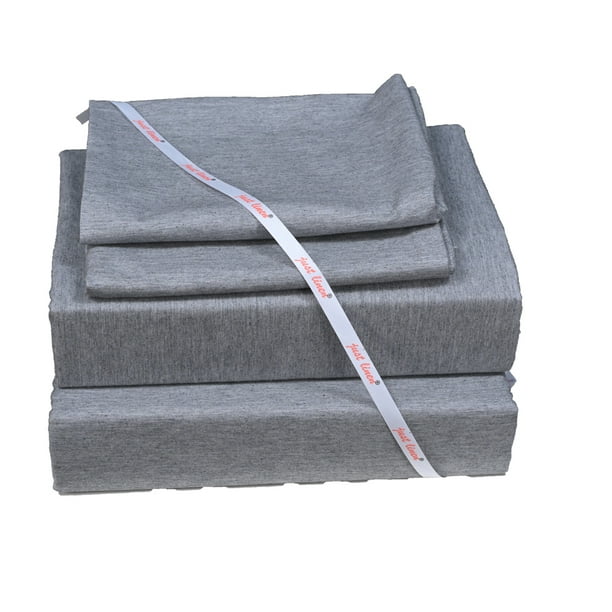 Just Linen 400 TC 100 Cotton Percale, Grey Color , King Bedding 4