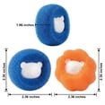 thumbnail image 6 of Toopower 10 Pcs Reusable Pet Hair Remover Laundry Balls, Washing Machine Lint Catcher for Dog Cat Fur, Anti-Tangle Sponge Washing Balls Reduce Wrinkle & Odor, 6 of 9
