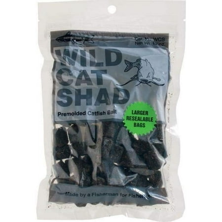 UPC: 0022743334853 | Catfish Charlie Wildcat Pre-Molded Catfish Bait Shad