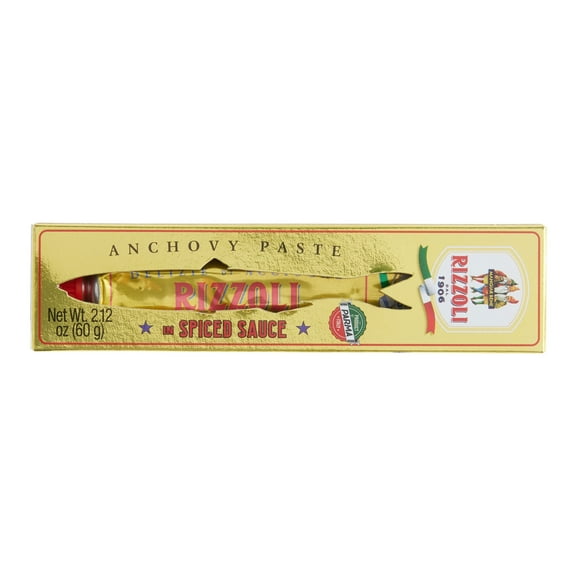 Rizzoli Salsa Piccante Spicy Anchovy Paste Tube 2.12 oz. 2 each Pack of 3
