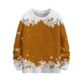 thumbnail image 1 of LIaqionyy Chandail de Noël pour Femmes Surdimensionné Col Rond Mode Automne Hiver, 1 of 5