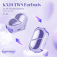 thumbnail image 2 of Audífonos Bluetooth In-ear Mini Corazón, Audífonos con Micrófono, Audífonos para el Gym, Manos Libres Xtellar morado, 2 of 4