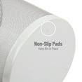 thumbnail image 6 of Mind Reader Mesh Trash Can, 16.65L (4.4 gal), Waste Paper Basket, Round, Office, Metal Mesh, 11.5"L x 11.5"W x 13.75"H, Set of 2, White, 6 of 9