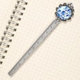 thumbnail image 3 of Flag of Israel Elegant Vintage Silver Lace-Edged Bookmark - Gift for Readers and Book Lovers - Book Accessories, 3 of 5