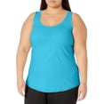 thumbnail image 3 of ELFINDEA Womens Tops Plus Size Tank Tops For Summer Tank Tops Loose Fit Casual Camisole Shirttail Tank Cyan 5XL, 3 of 6