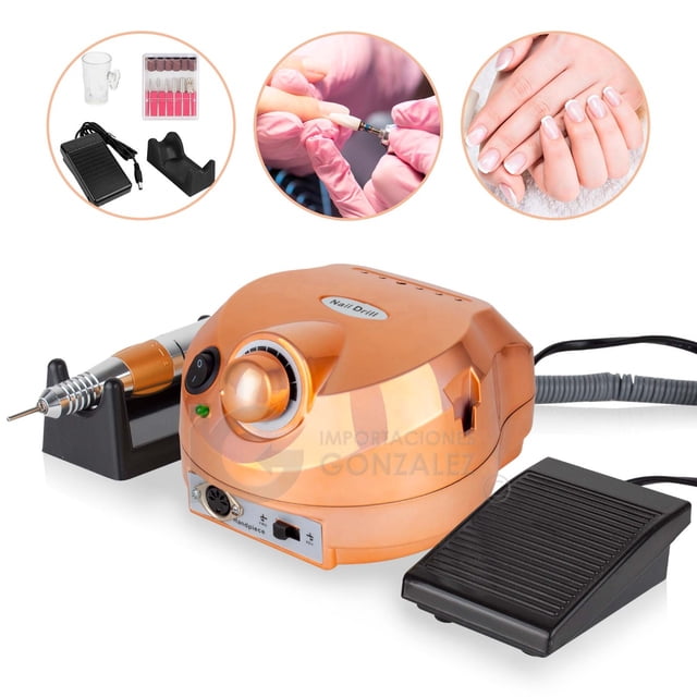 Pulidor De Uñas Profesional Drill Metálico De 35000 Rpm. LE MUSSA NAIL DRILL 202