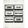 thumbnail image 2 of Grey, Jace 12x14 Black Ornate Wood Framed with Double Matting Museum Art Print Titled - Tapes On Deck, 2 of 4