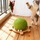 thumbnail image 5 of Rascador para gatos con forma de tortuga, resistente al desgaste y que no suelta pelo, poste rascador giratorio de cuerda de cáñamo, juguete para gatos con forma de tortuga, tablero de densidad para g, 5 of 7