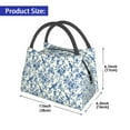 thumbnail image 2 of Fotbe Vintage Floral Birds Bolsa Térmica Portátil con Estampado, Bolsa de Entrega de Alimentos Aislada, Bolsa Reutilizable de Gran Capacidad para Comidas y Supermercado, 2 of 6