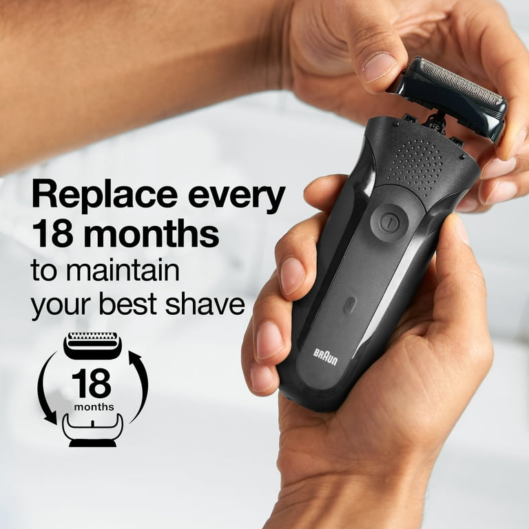 Braun Series 5 Electric Shaver Replacement Head, Easily Attach Compatible  Head for New Generation Series 5/6 Shavers, 53B, Black : : Health  & Personal Care