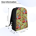 thumbnail image 4 of Disketp Cartoon Fire Truck Mochila Unisex de Apertura Lateral Completa, Mochila para Laptop para Escuela, Trabajo y Viajes, 4 of 8