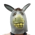 thumbnail image 1 of Disfraz de disfraz de animal de látex con forma de burro y Shrek para fiesta, 1 of 1