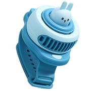 WynBing Small Hand Fan With Wrist Band Creative Cartoon Watch Fan USB Charging Mini Hand Fan for Outdoors