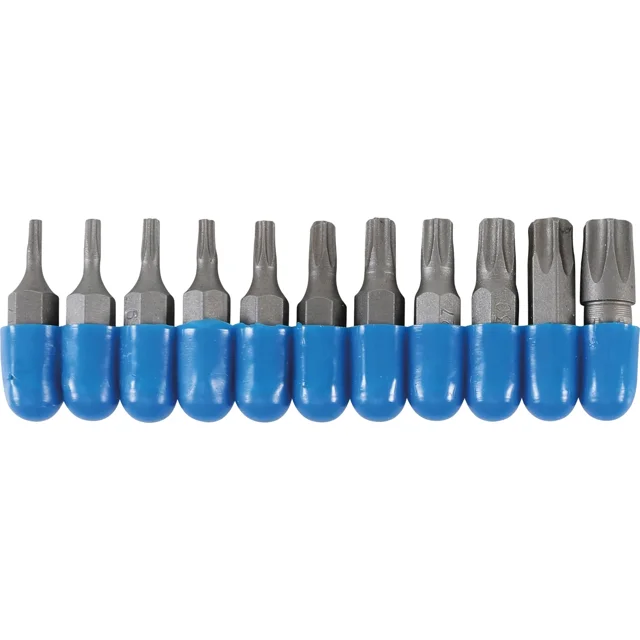 JUEGO PUNTAS 1/4 | TORX | T7 - T45 | 11 PZ | BGS 784