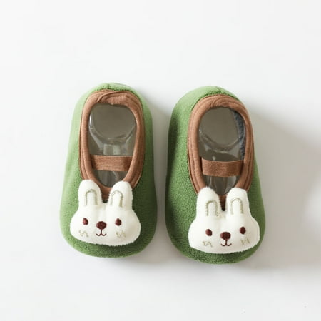

〖Roliyen〗Toddler Shoes Boys And Girls Cartoon Character Pattern Warm Toddler Shoes Indoor Floor Socks Non Slip Fashion Toddler Shoes Breathable Cartoon Warm Toddler Shoes