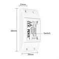 thumbnail image 4 of Interruptor Inteligente Bluetooth de 16 A con Control Remoto de Panel de 1 Grupo, Interruptor de Industrial, Relé Disyuntor para Hogar Inteligente Tuya, 4 of 5